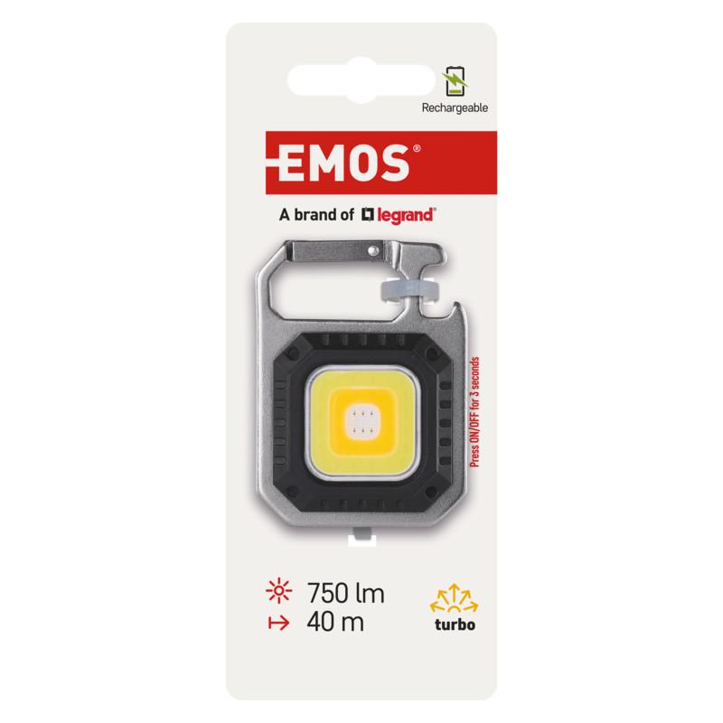 DEKORAČNÉ LED SVIETIDLO GIU - strieborná, Basics, kov/plast (6,1/4,5/2,1cm)