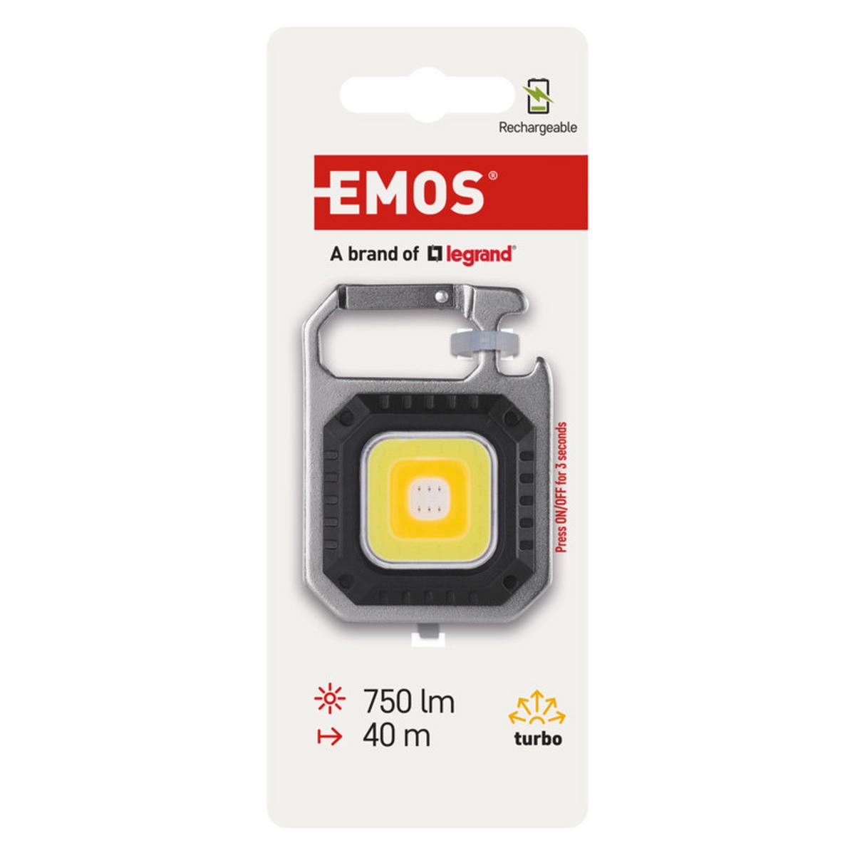 DEKORAČNÍ LED SVÍTIDLO GIU - barvy stříbra, Basics, kov/plast (6,1/4,5/2,1cm)