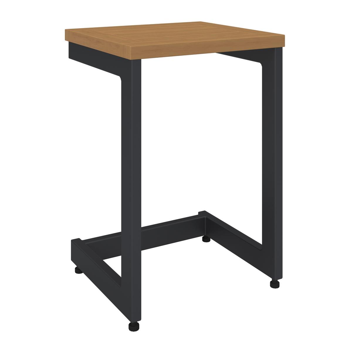 Záhradná lavica LOAN - sivá/antracitová, Modern, kov/drevo (210/84/78cm) - Bessagi Garden