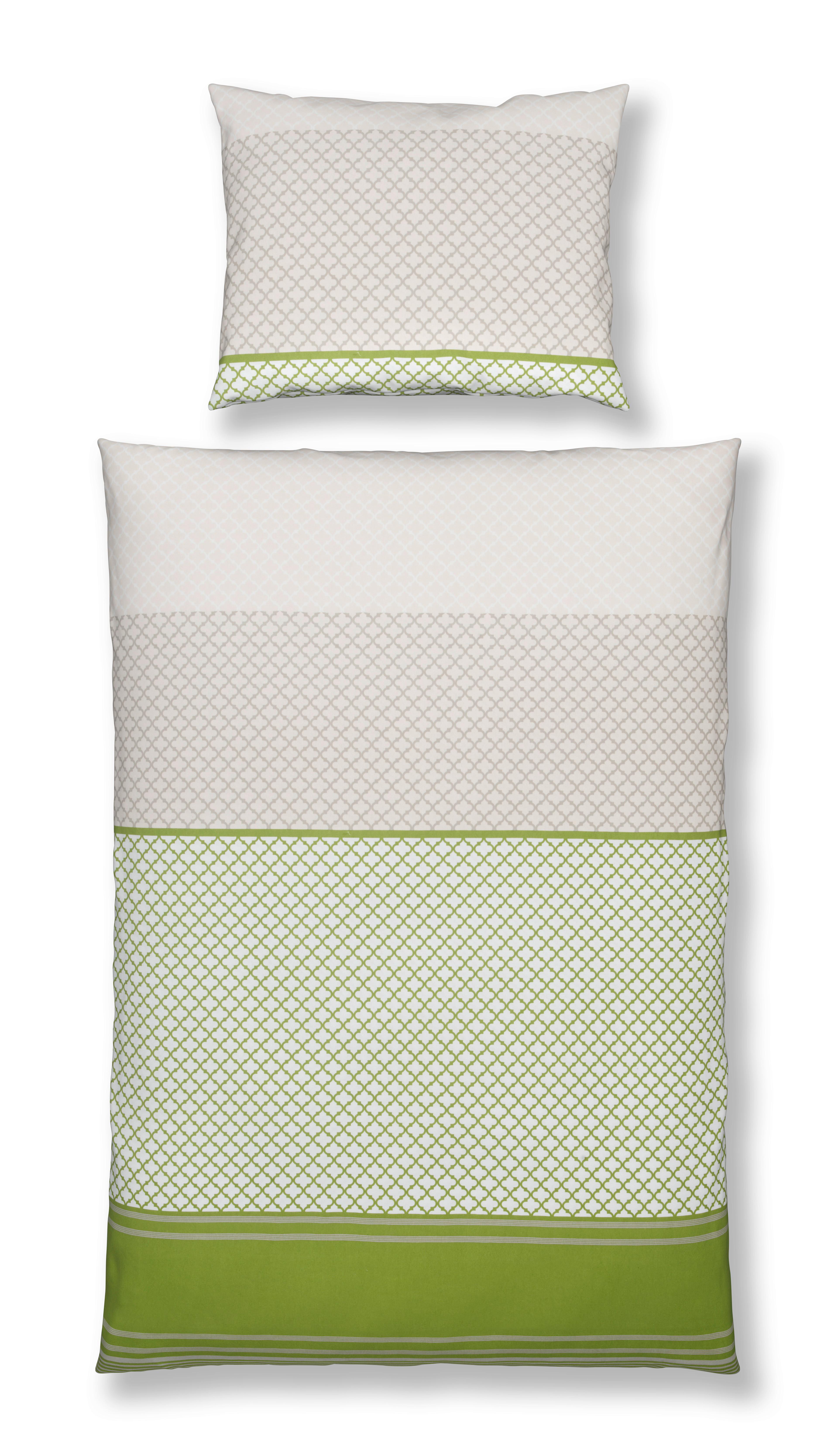 Bettwäsche Amelia - Grün, MODERN, Textil - Luca Bessoni