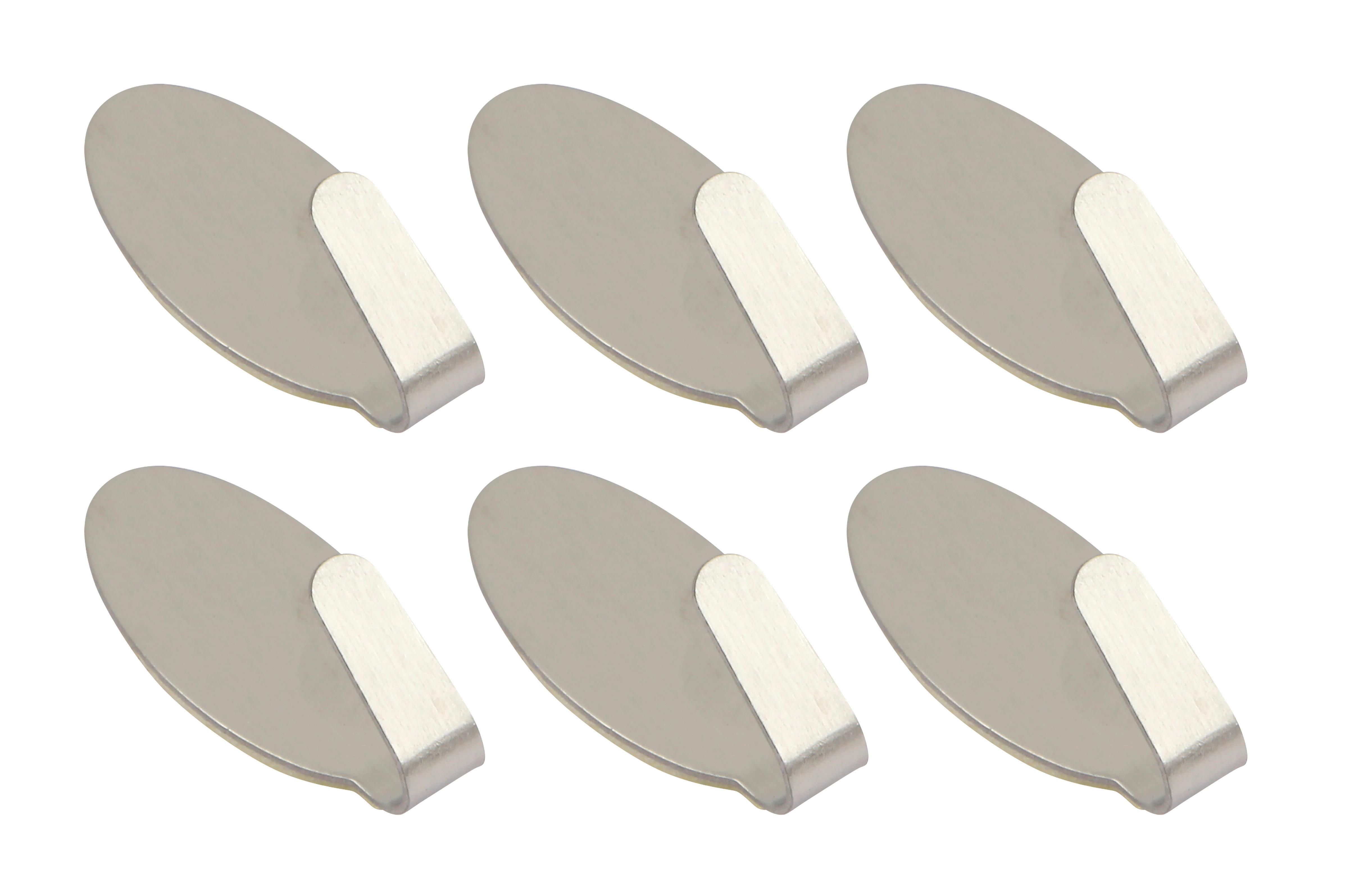 Wandhaken Michelle - Silberfarben, KONVENTIONELL, Metall (1,5/3,3cm) - Ondega