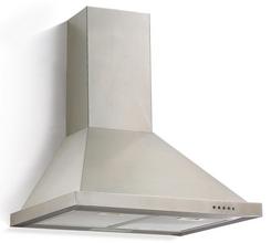 Dunstabzug in Edelstahl Küchenzeile mit Dunstabzug