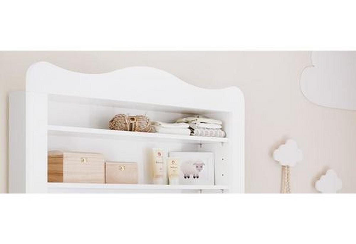 Wickelkommode 130023xrx Florentina - Weiß, Trend, Holzwerkstoff (130/180/57-77cm) - Pinolino