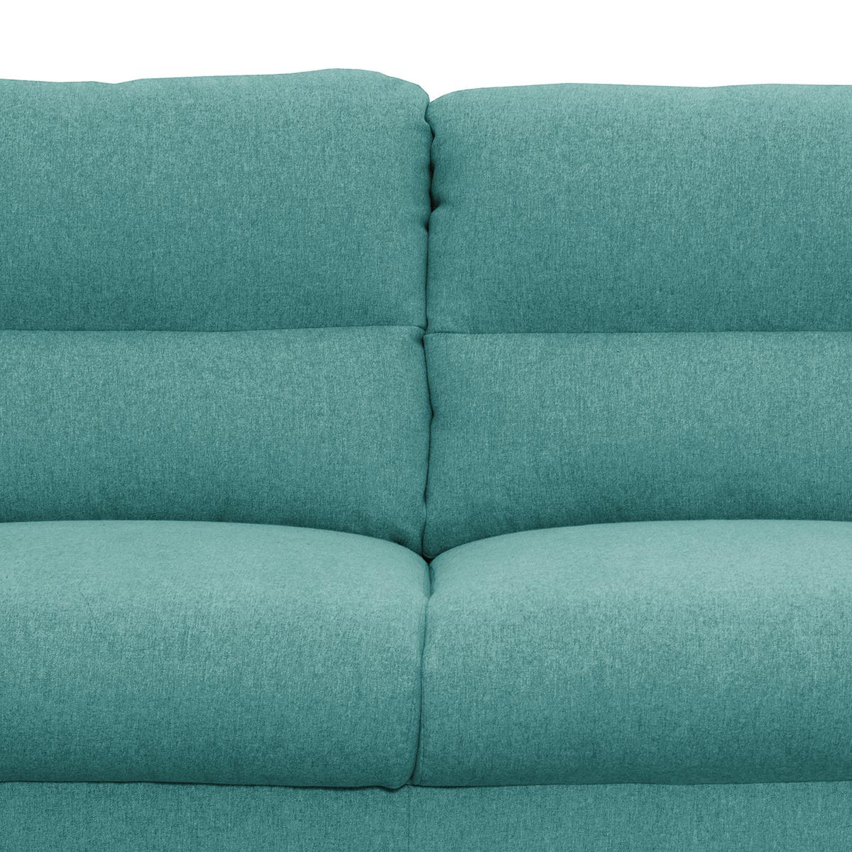 2-Sitzer-Sofa Tromso Türkis B: 158 cm - Türkis/Schwarz, Design, Textil (158/87/88cm) - Livetastic