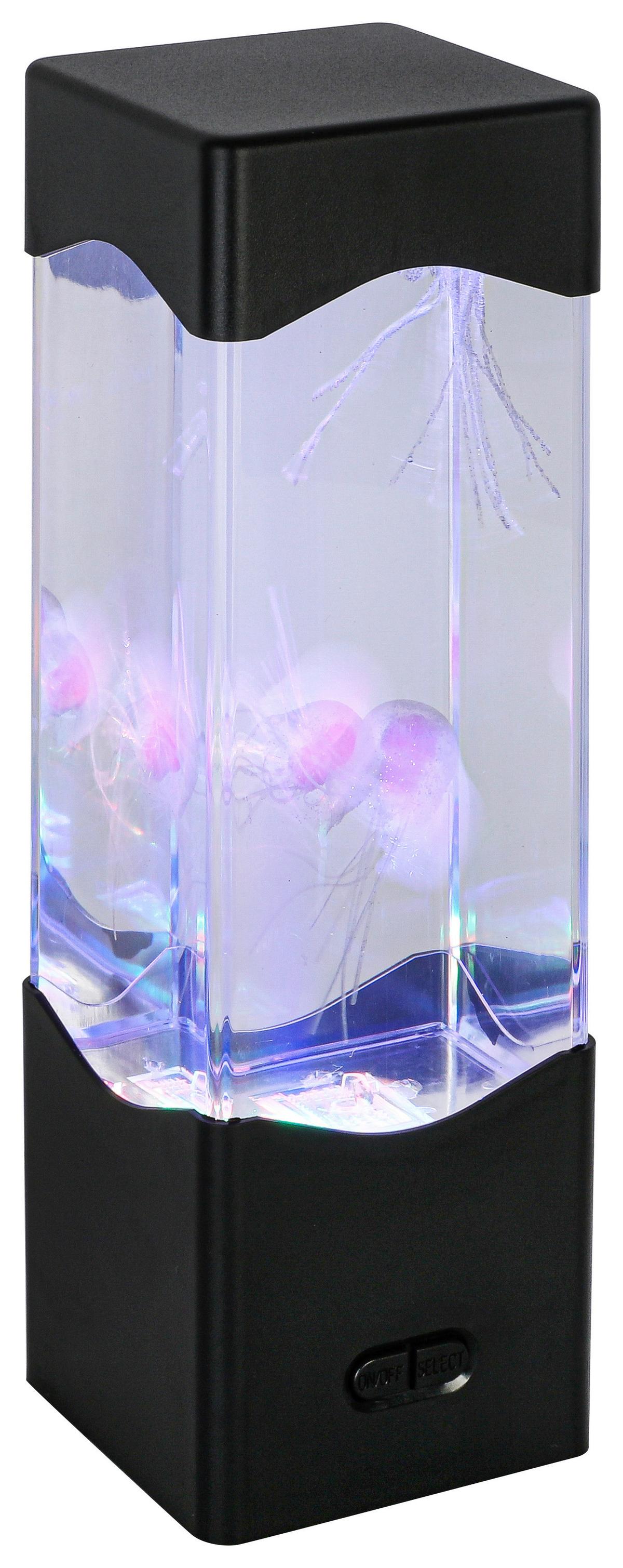 DEKORAČNÉ LED SVIETIDLO QUALI - priehľadné/čierna, Modern, plast (7,5/23,3/7,5cm) - Mömax