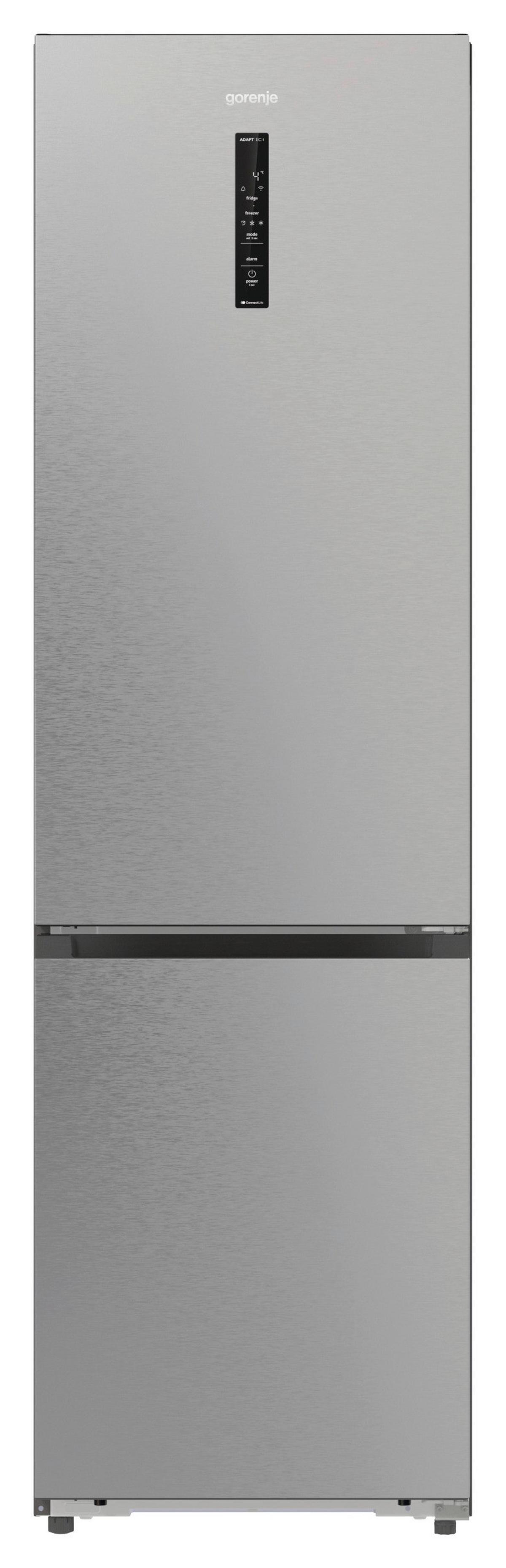 Kühl-gefrier-kombination Nrb620c61x4wfe, Eekl: C - Edelstahlfarben, Basics, Glas/Kunststoff (59,5/203/65,8cm) - Gorenje