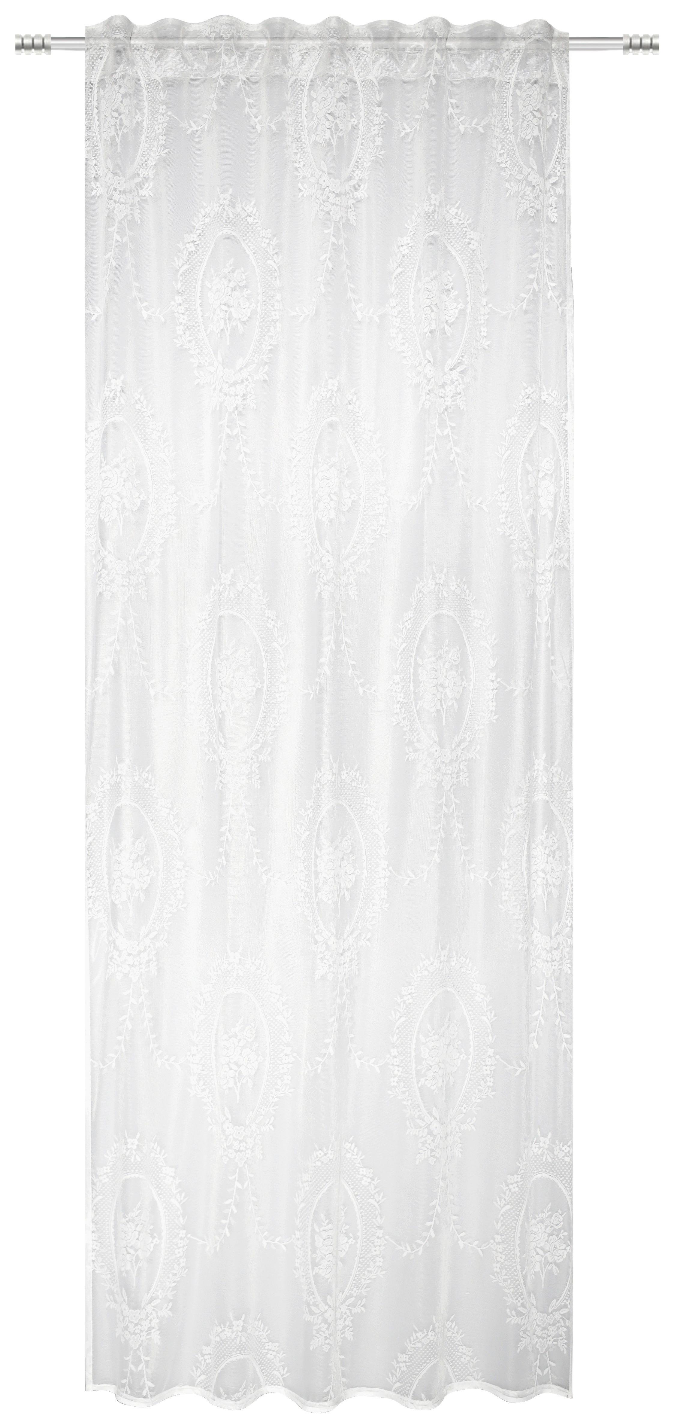 Fertigvorhang Alene - Champagner, ROMANTIK / LANDHAUS, Textil (135/245cm) - James Wood