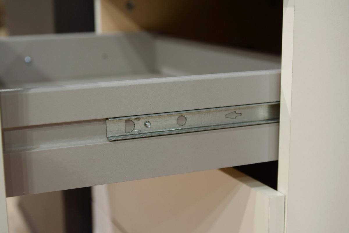 Drehtürenschrank Mit Spiegel + Laden B: 270 cm Vegas, Graphit - Graphitfarben/Weiß, Basics, Holzwerkstoff (270/208/58cm) - MID.YOU