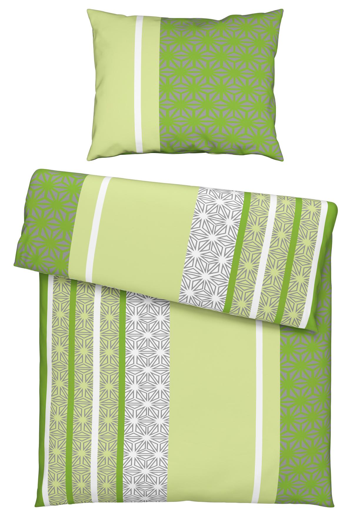 Posteľná bielizeň Sara, Š/D: 140/200cm, zelená - zelená, textil (140/200cm) - Based