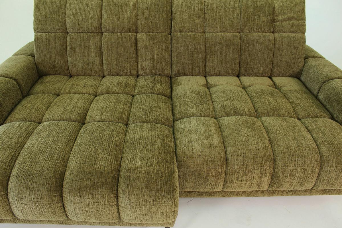 Rohová sedačka LAYA, ľavá, olivovozelená ženilka KANSAS - olivovozelená, Modern, textil (155/250cm) - Premium Living