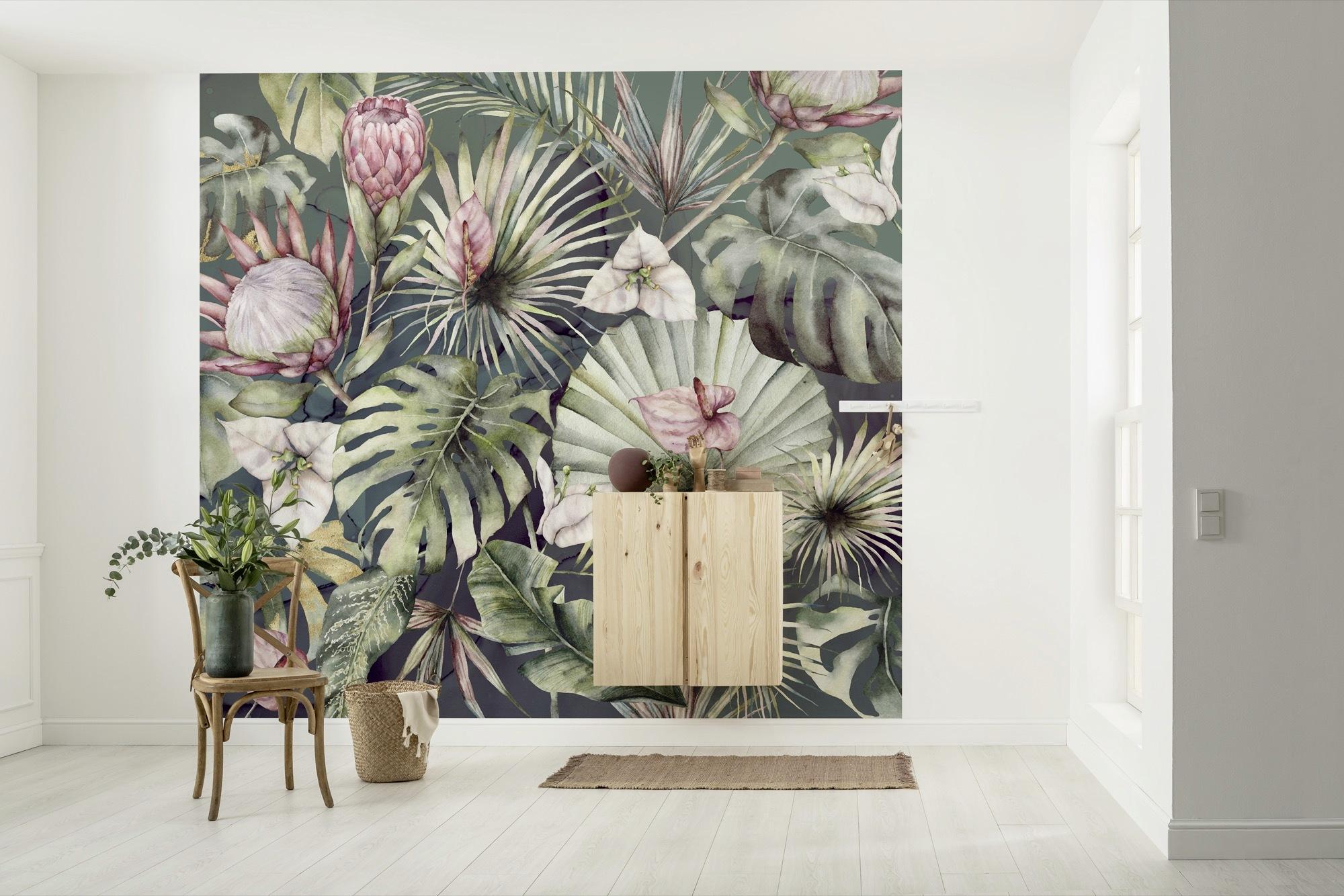 Fototapete Monsterawelt - Multicolor, Trend, Papier (300/280cm) - Komar