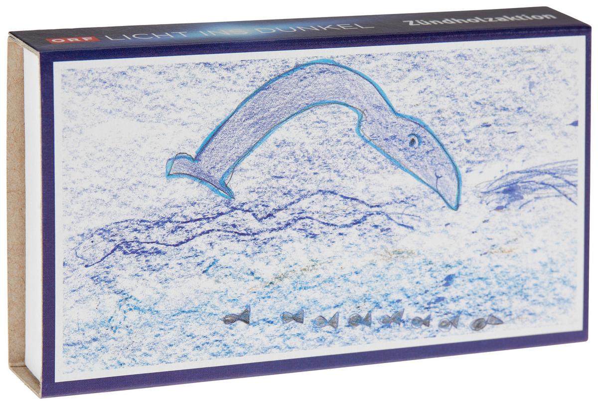 Anzünder 59024 "licht Ins Dunkel" - Blau/Multicolor, KONVENTIONELL, Holz/Papier (11/6,5/2cm)