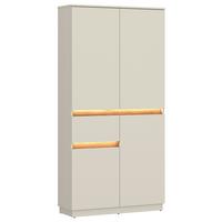 Schrank Samu Kaschmir/eichefarben B: 90,2cm - Kaschmir/Eichefarben, MODERN, Holzwerkstoff (90,2/186/35cm)