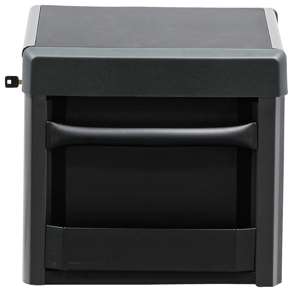 Aufsatz für Werkstattwagen Profi Schwarz/Silber B: 73 cm - Silberfarben/Schwarz, Basics (73/85,5/47cm)