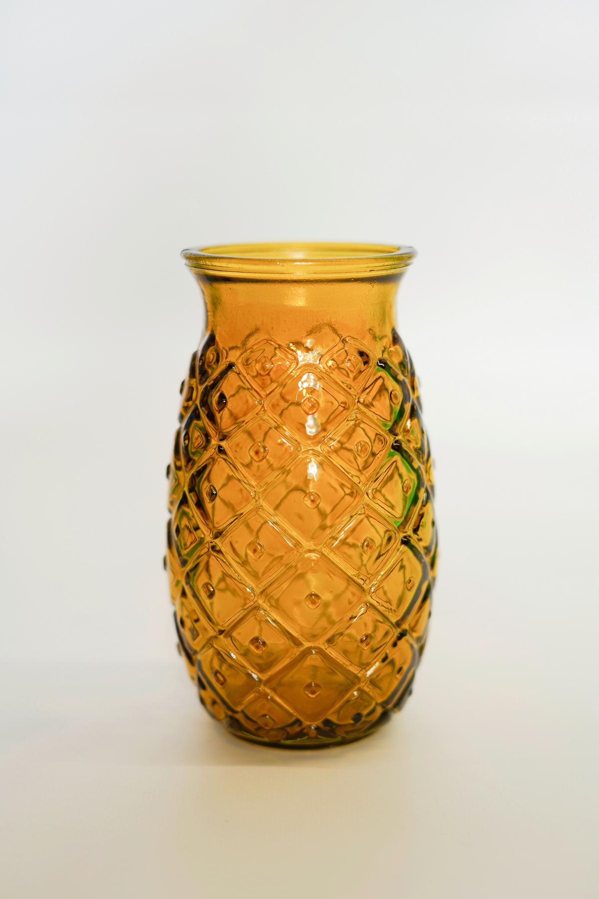 Pohár na pitie LIA - oranžová/magenta, Konventionell, sklo (9/14,5cm)