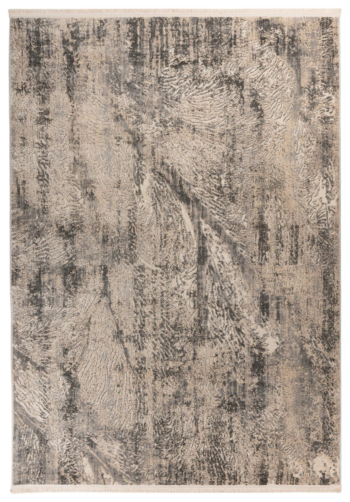 Teppich Adeon 500 Grau B: 120 cm - Grau, KONVENTIONELL, Textil (120/170cm)