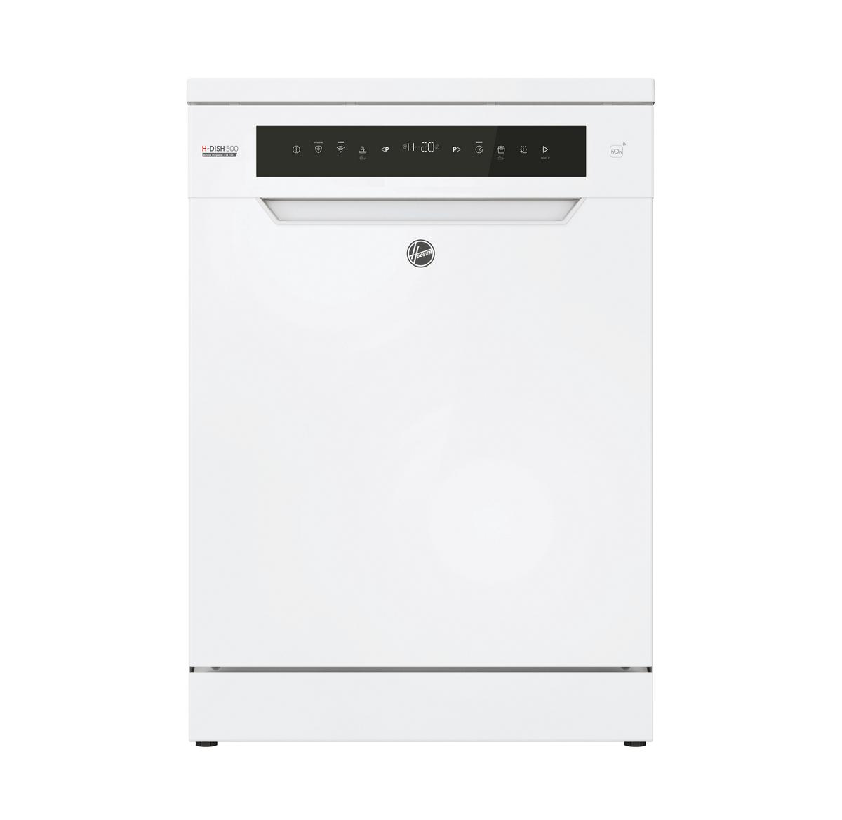 Geschirrspüler Hf 4c6fopw B: 60 cm Freistehend Weiß - Weiß, Basics (60/85/60cm) - Hoover