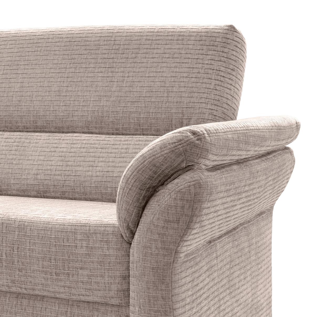 3-Sitzer-Sofa Cavoli, Beige B: 192 cm - Beige/Schwarz, MODERN, Textil (192/90/89cm) - Livetastic