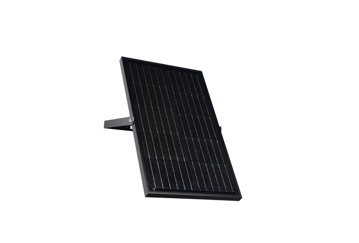Außenwandleuchte Acora Solar Schwarz B: 19 cm - Schwarz, KONVENTIONELL, Kunststoff (20/19/4,5cm)