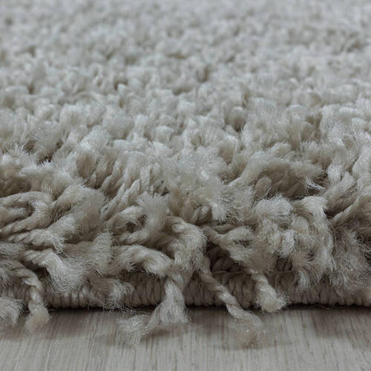 Hochflor Teppich Naturfarben Naturfaser Sydney 120x170 cm - Naturfarben, Basics, Textil (120/170cm)