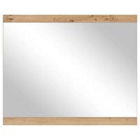 Wandspiegel Milan Rechteck 85x70 cm Eiche Artisan Dekor - Eiche Artisan, Design, Glas/Holzwerkstoff (85/70/2cm) - MID.YOU