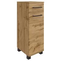 Unterschrank Manchester B: 30 cm Eiche Wotan Dekor - Eichefarben/Eiche Wotan, MODERN, Holzwerkstoff (30/79/35cm) - Held