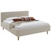 Polsterbett Mattis Herve Beige 160x200cm - Eichefarben/Beige, Design, Textil (160/200cm) - MID.YOU