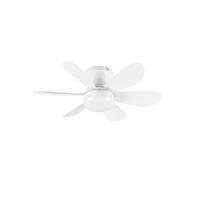 Deckenventilator Lund Weiß D: 53 cm - Weiß, Basics, Kunststoff (53,0/31,0cm)