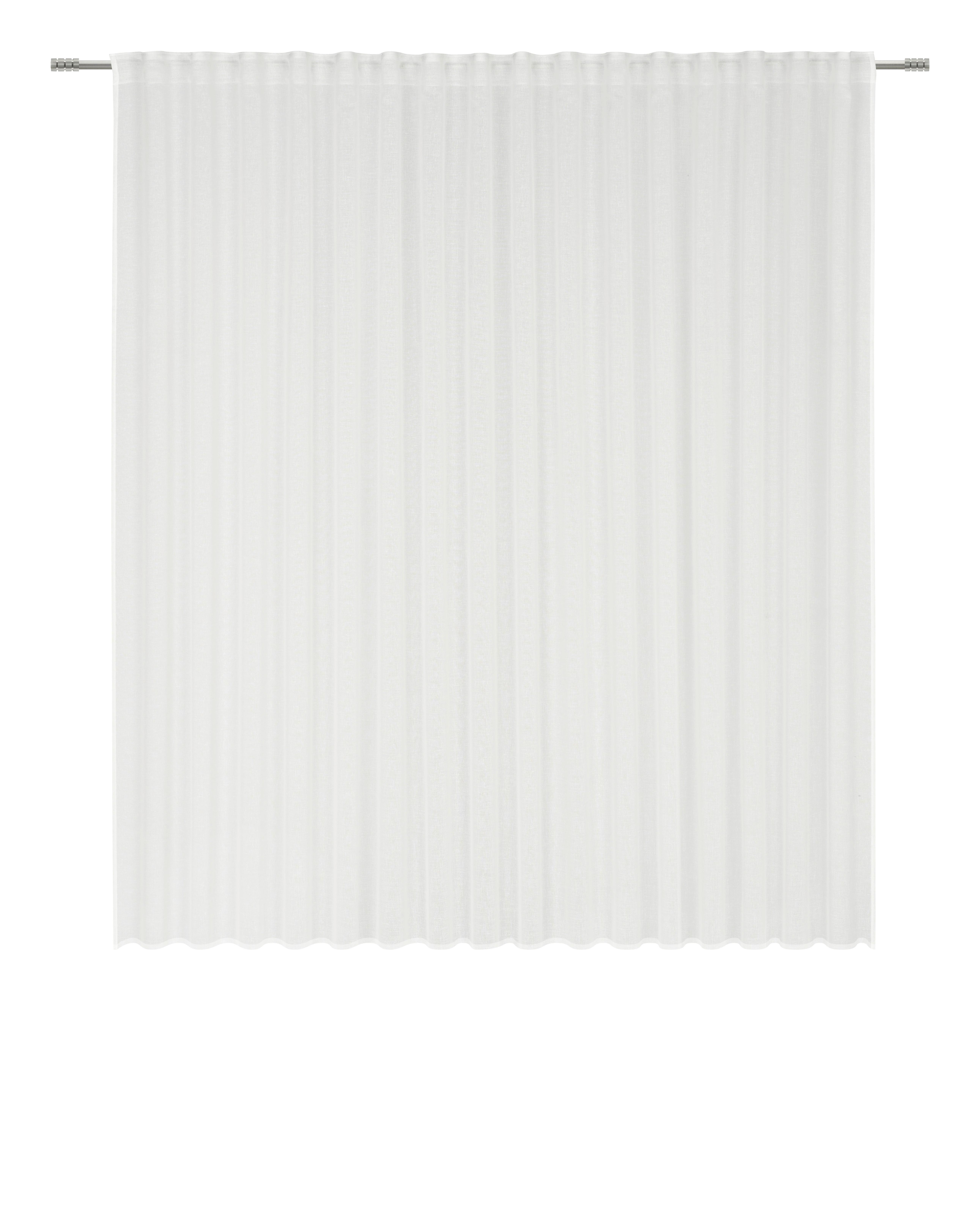 KUSOVÁ ZÁCLONA SIGRID STORE 2 - biela, Konventionell, textil (300/175cm) - Premium Living