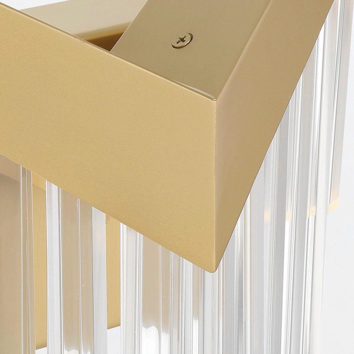 Led Falilámpa Qn-Vivien-1w-Bg - aranyszínű, Konventionell, műanyag/fém (25,7/50,8/12,8cm) - Elstead Lighting