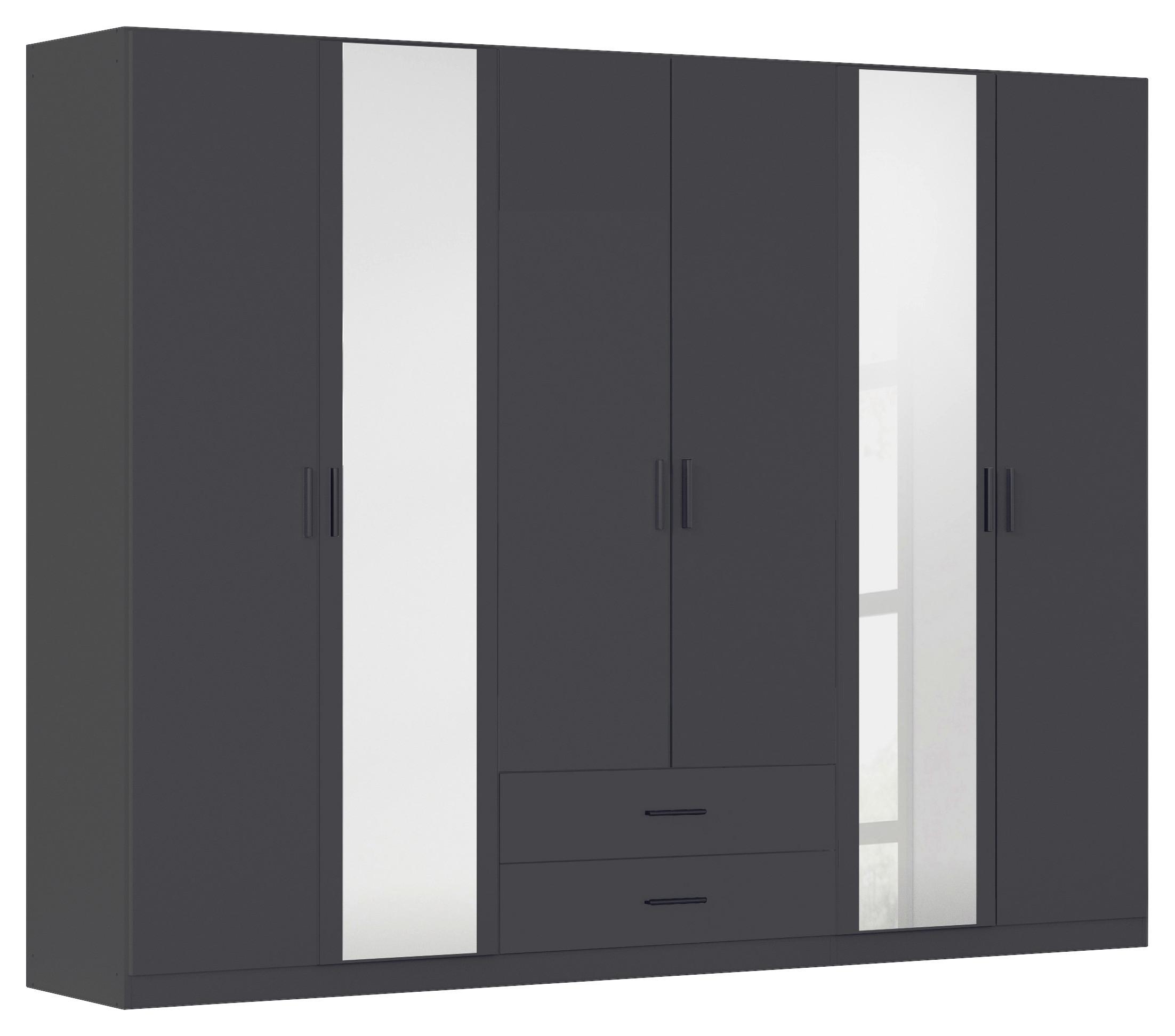 Kleiderschrank Despina - Grau, KONVENTIONELL, Holzwerkstoff (271/210/54cm)