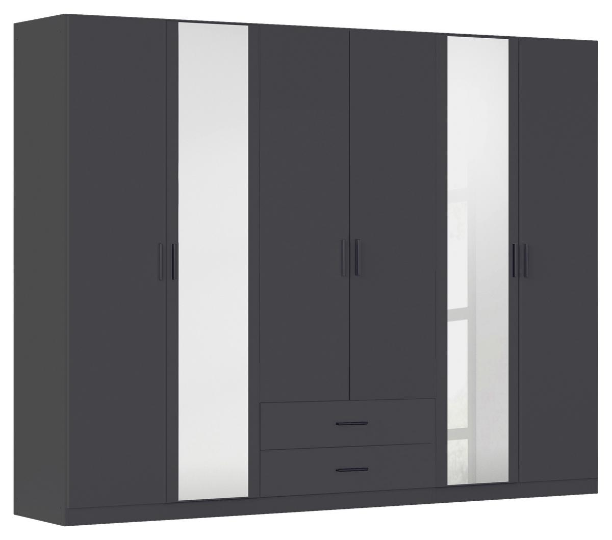 Kleiderschrank Despina - Grau, KONVENTIONELL, Holzwerkstoff (271/210/54cm)