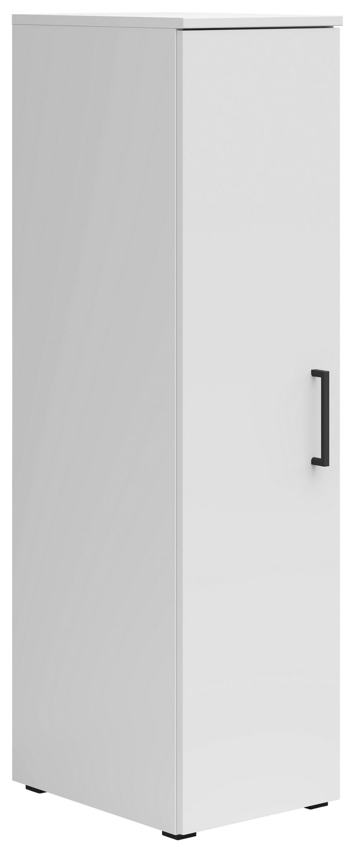 Skříň MULTISTAURAUM š: 30cm - bílá/černá, Moderní, kompozitní dřevo/plast (30/115/40cm)