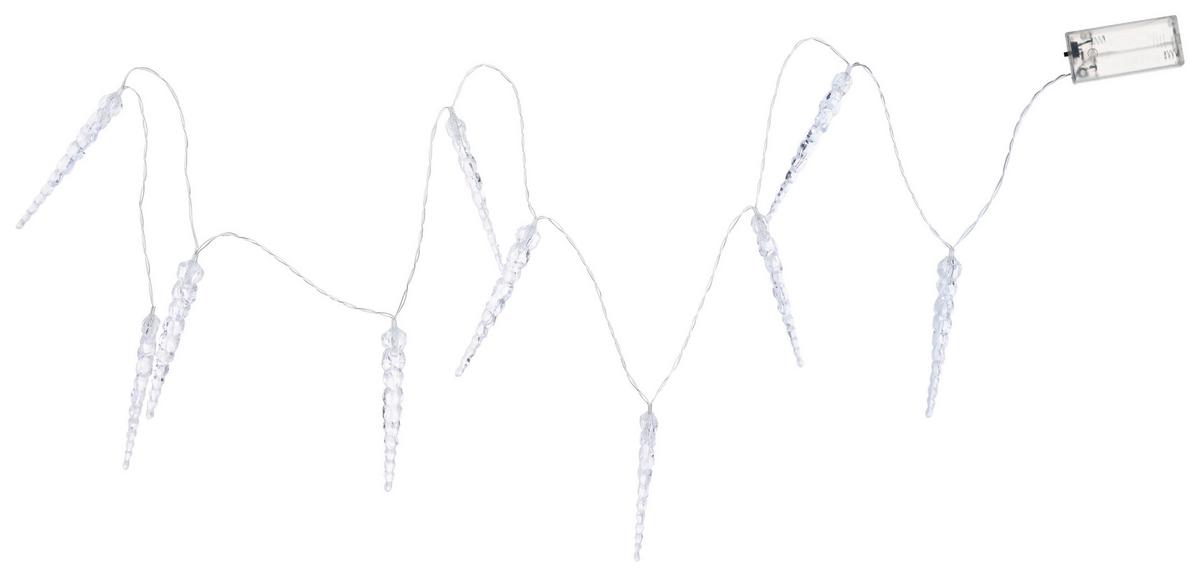 Svetelná reťaz 10LED/teplá biela - priehľadné, Konventionell, kov/plast (150cm) - Mömax