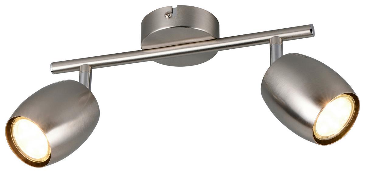 Strahler Greta - Nickelfarben, KONVENTIONELL, Kunststoff/Metall (36/15,5/8cm) - Luca Bessoni