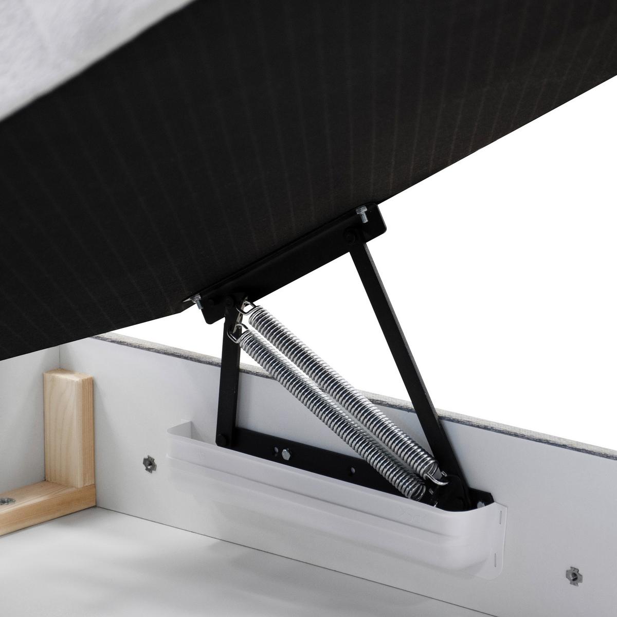 Sarokkanapé Vienna L Ecke - világosszürke/fekete, Trend, műanyag/textil (203/263cm)