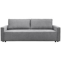 Rozkladacia pohovka NERA, sivá tk. MATANA - sivá, Modern, textil/plast (232/90/100cm)