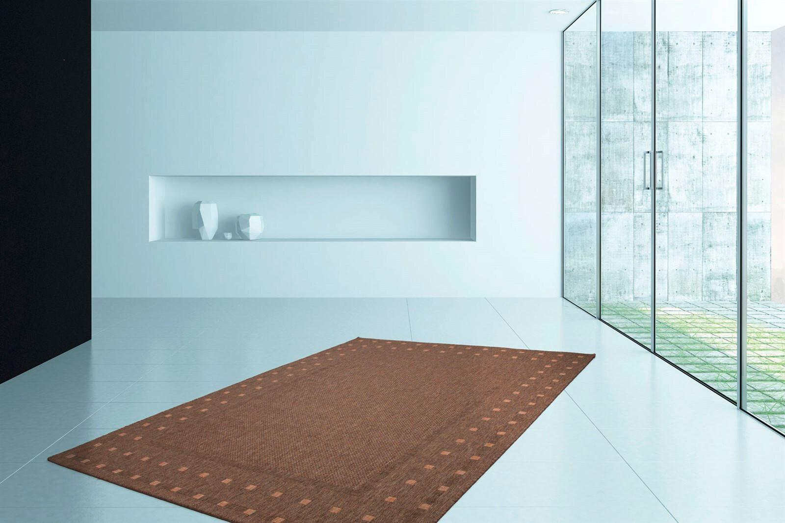 Teppich Sweden Halmstad Kaffee Multicolor, 120x170 cm - Cappuccino, KONVENTIONELL, Textil (120/170cm)