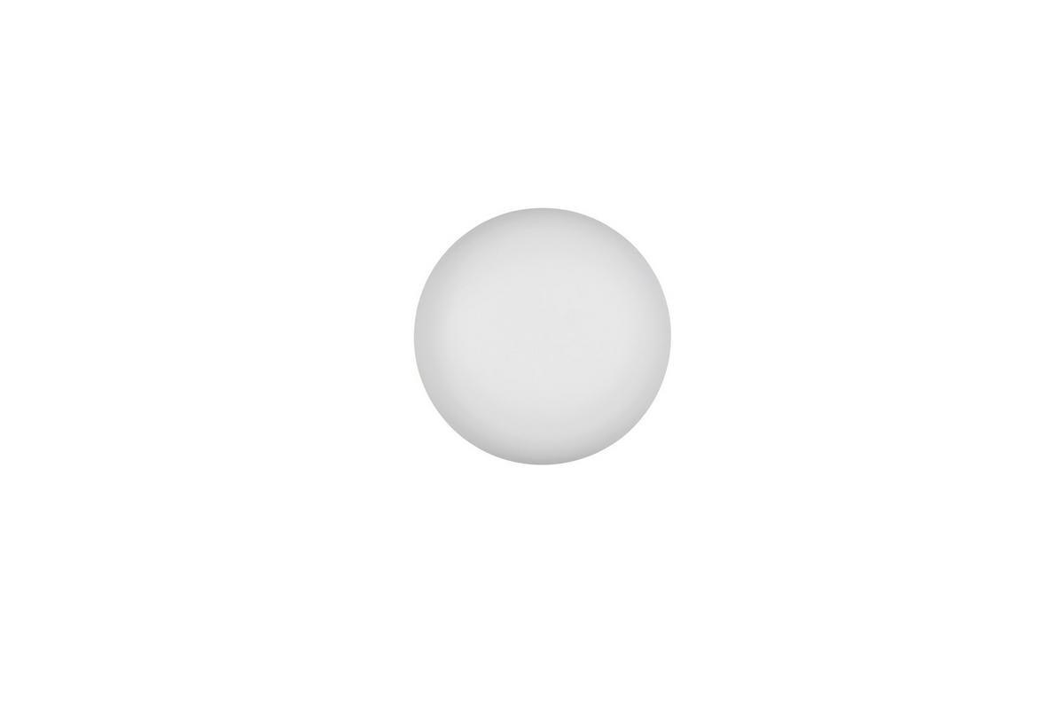 LED-WANDLEUCHTE SASSI - Weiß, KONVENTIONELL, Kunststoff/Metall (15,5cm) - Luca Bessoni