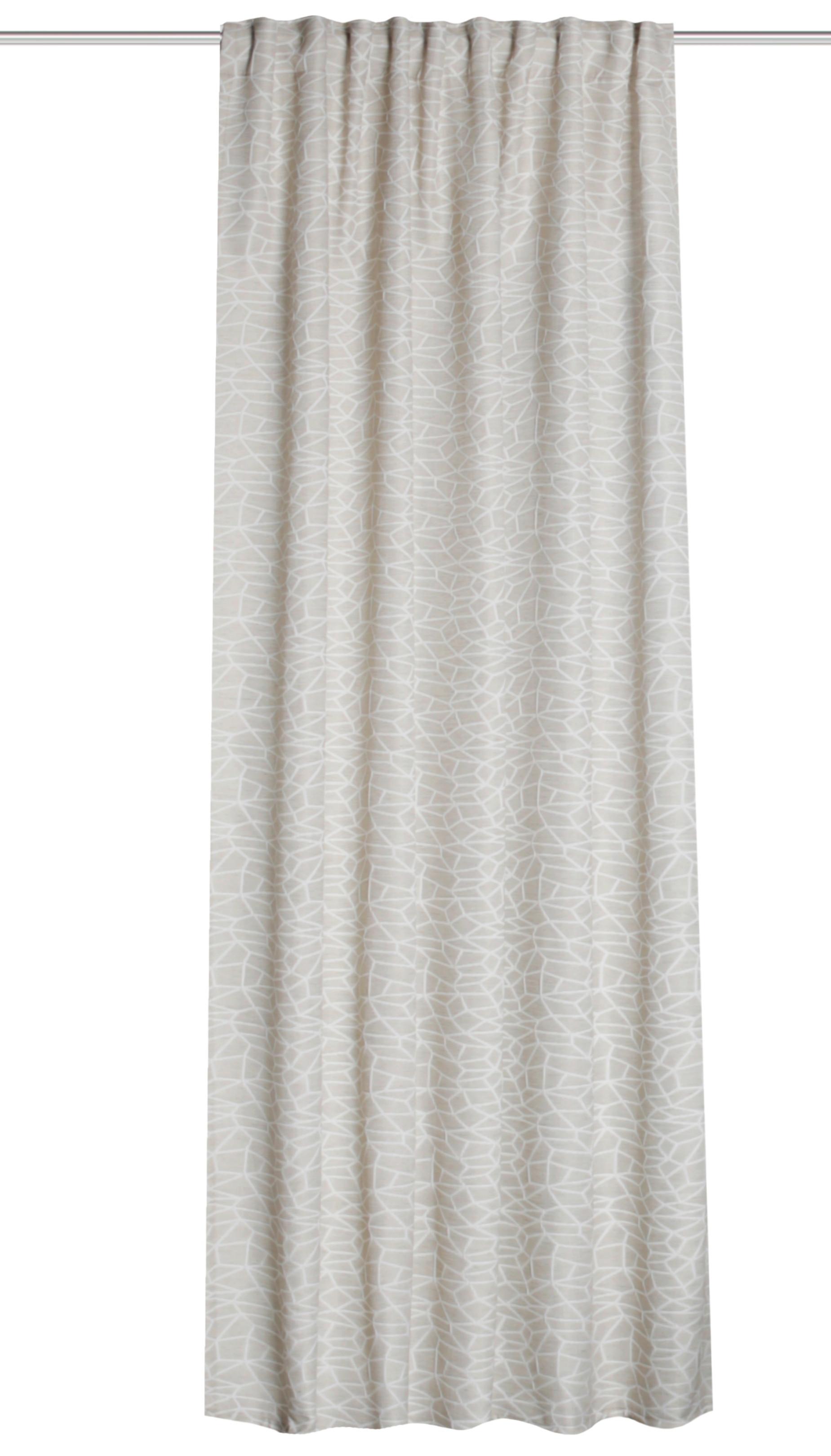 Fertigvorhang Minas - Beige, Basics, Textil (140/245cm)