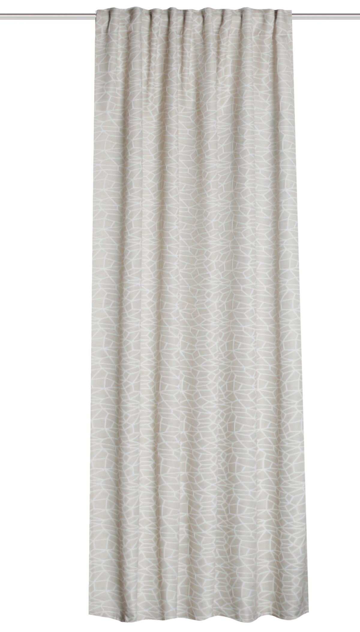 Fertigvorhang Minas - Beige, Basics, Textil (140/245cm)
