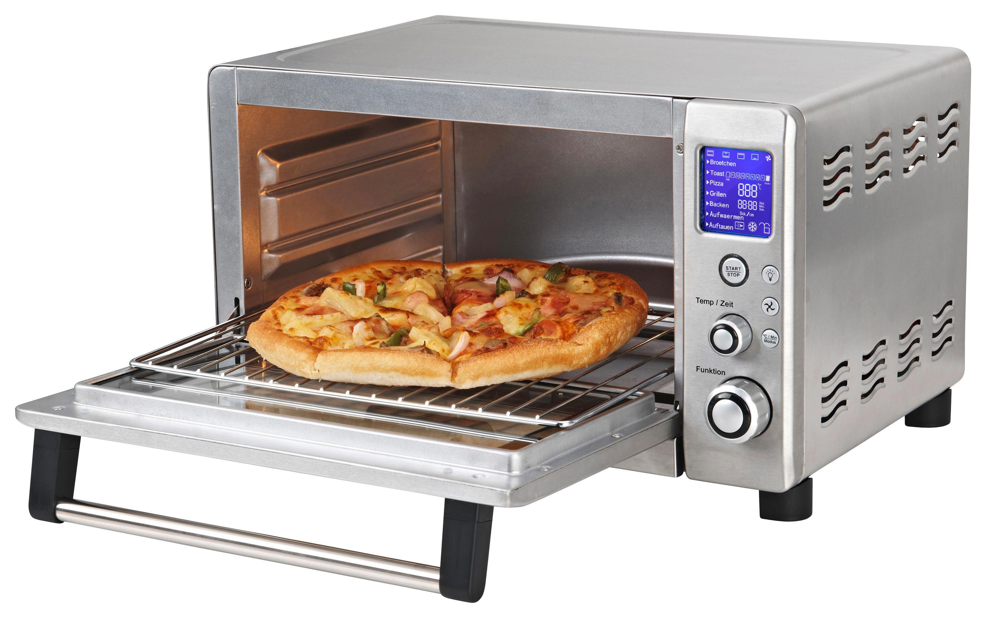 Minibackofen Mb 1180 - Silberfarben, MODERN, Metall (42/25,6/36,1cm) - Silva Homeline