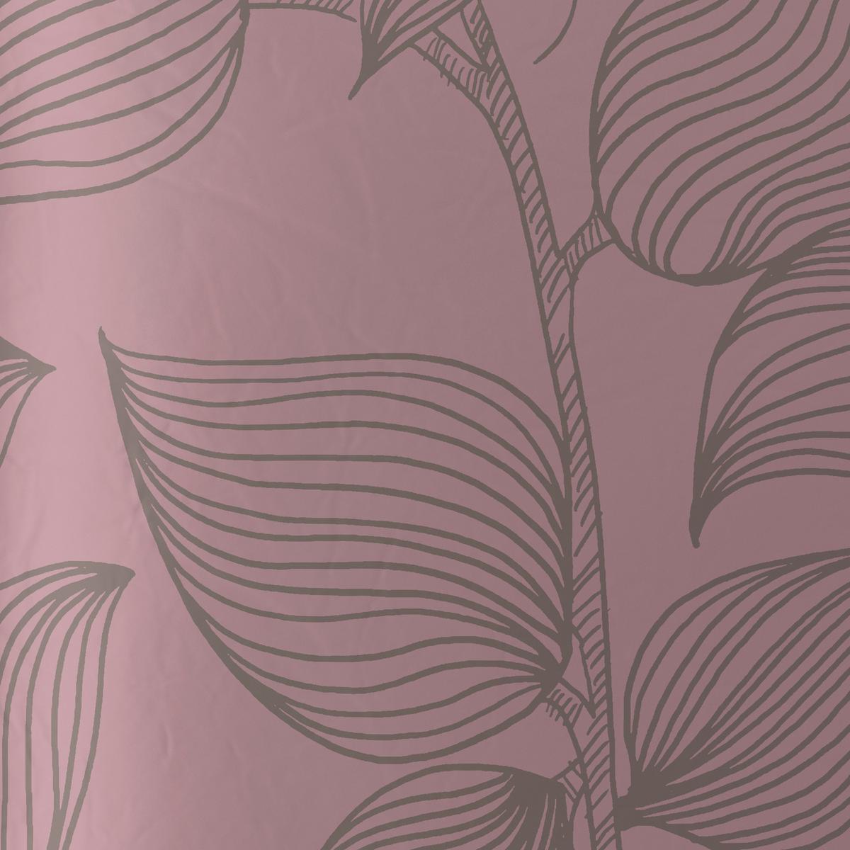 Posteľná bielizeň Green house, 70/90 140/200cm - hnedofialová, textil (140/200cm) - Modern Living