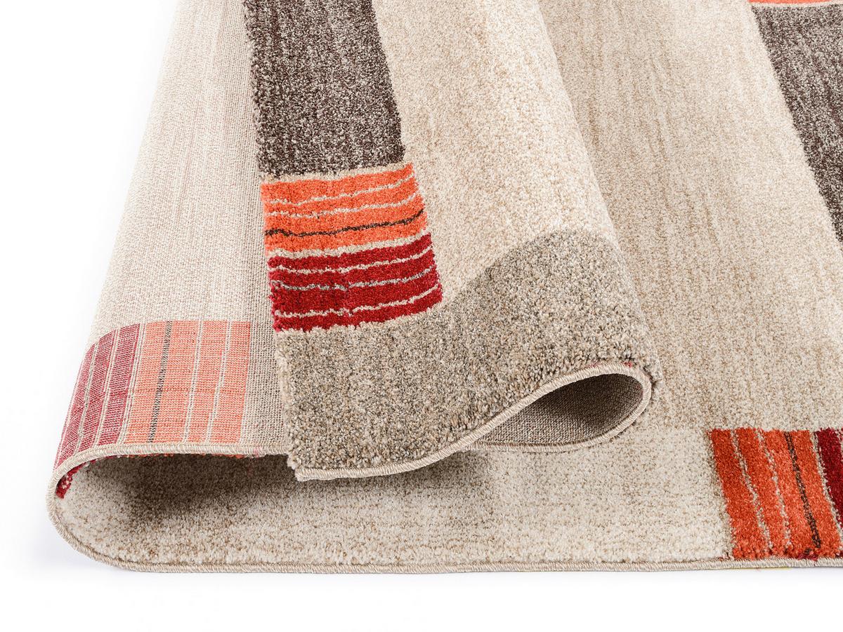 Webteppich Palazzo Lobo Dunkelbraun/Beige 120x170 cm - Dunkelbraun/Beige, KONVENTIONELL, Textil (120/170cm) - Novel