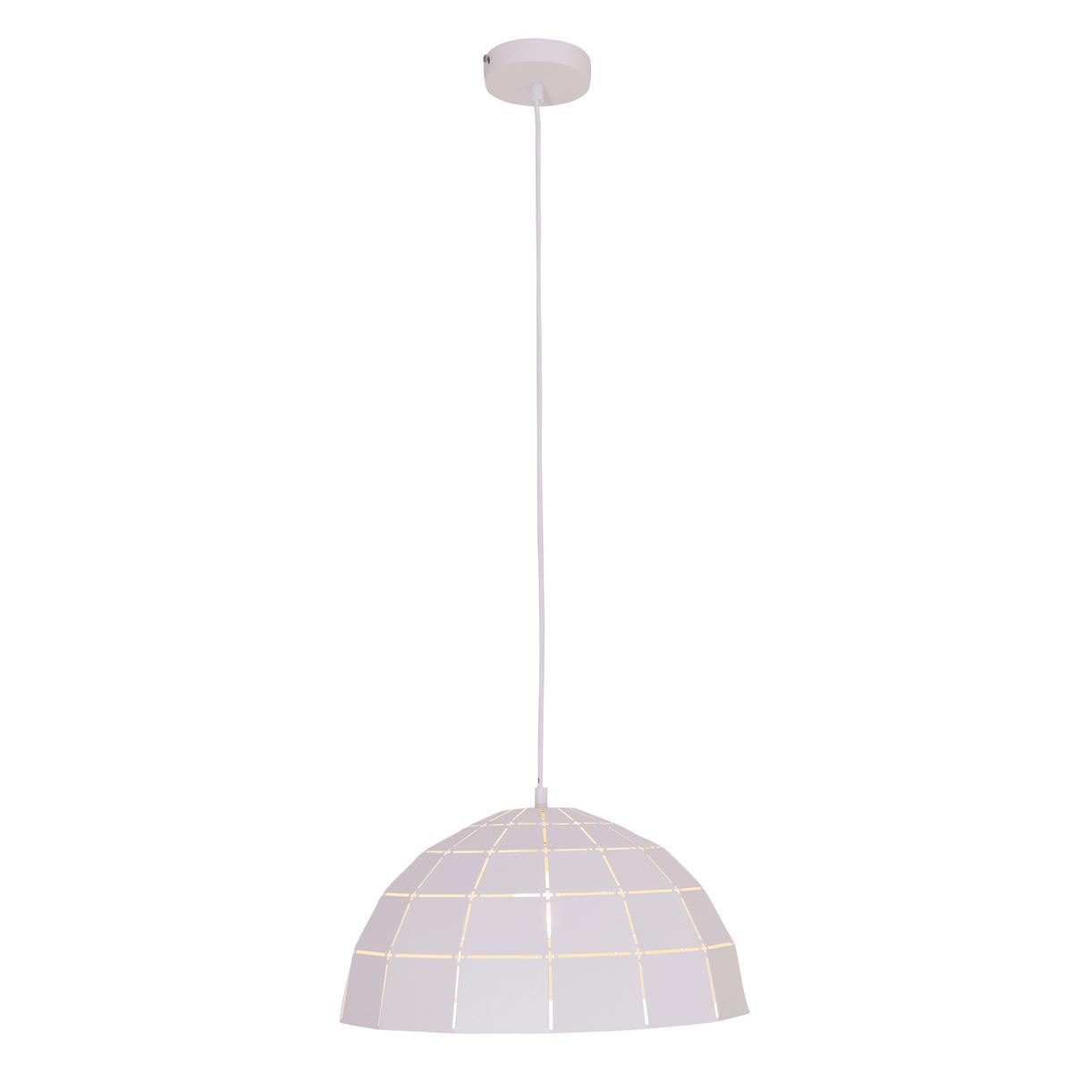 Hängeleuchte Alison H: 96 cm 1-Flammig, Eisen/Weiß - Design, Metall (40/96cm) - Näve