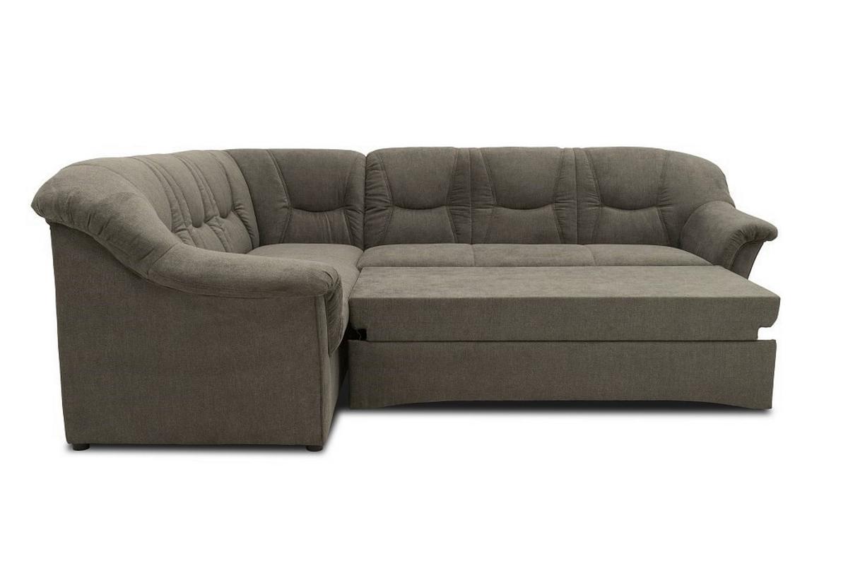 Ecksofa Sarafina Greige S: 190x240 cm - Greige/Schwarz, KONVENTIONELL, Textil (190/240cm) - MID.YOU