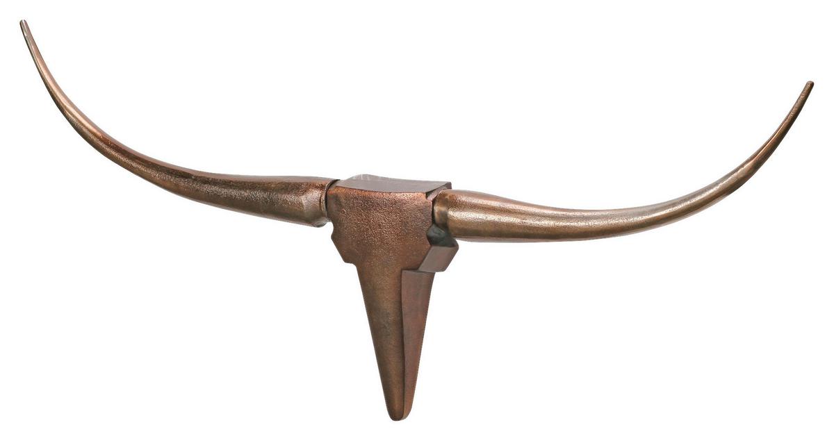 Wanddeko Wohnling Bronzefarben B: 100cm - Bronzefarben, MODERN, Metall (100/40/6cm) - MID.YOU