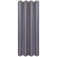 Ringlis Függöny Barnaby - ezüstszínű, Konventionell, textil (140/245cm) - Ondega