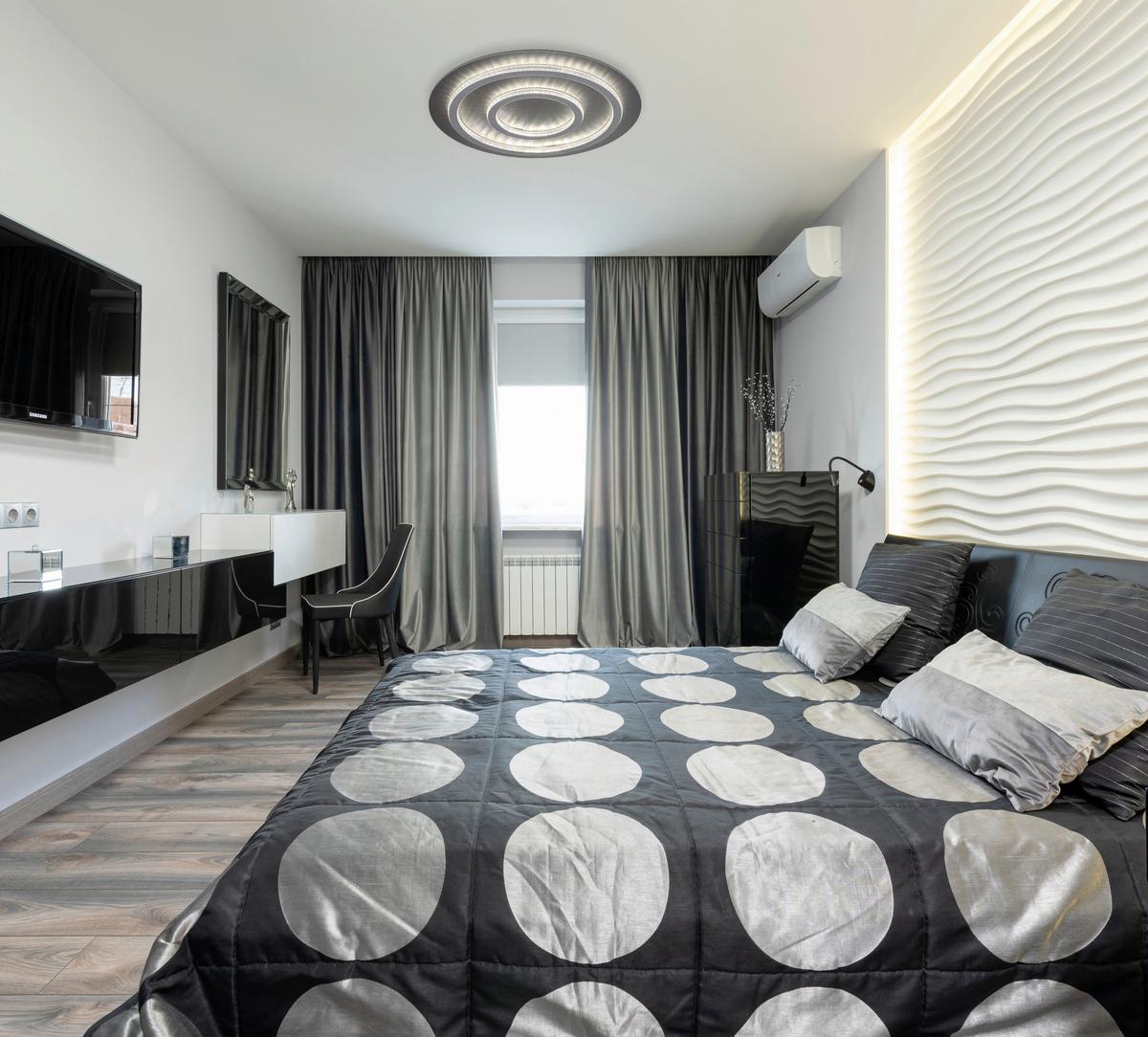 Led Mennyezeti Lámpa 48042-60a  Jayden - világosszürke/fekete, Design, műanyag/fém (55/6cm) - Globo