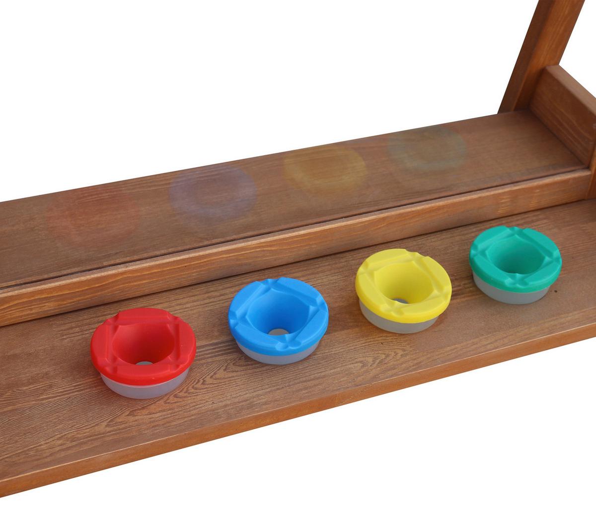 Maltafel Braun, B/h/t: 70x105x50cm - Braun, KONVENTIONELL, Holz (70/105/50cm) - Ambia Garden